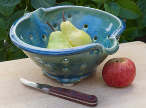 Handmade White Colander