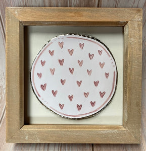 Heart Frame - Ffram Calonnau