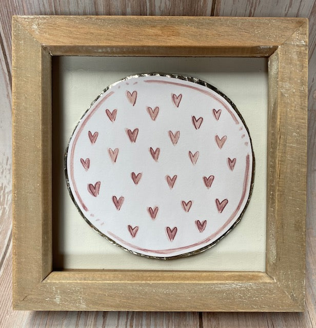 Heart Frame - Ffram Calonnau