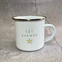 Load image into Gallery viewer, Mug Enamel Nadolig Personol