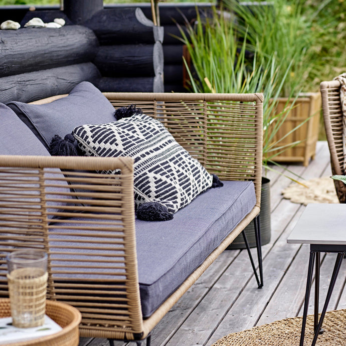 Black and Neutral Cushion