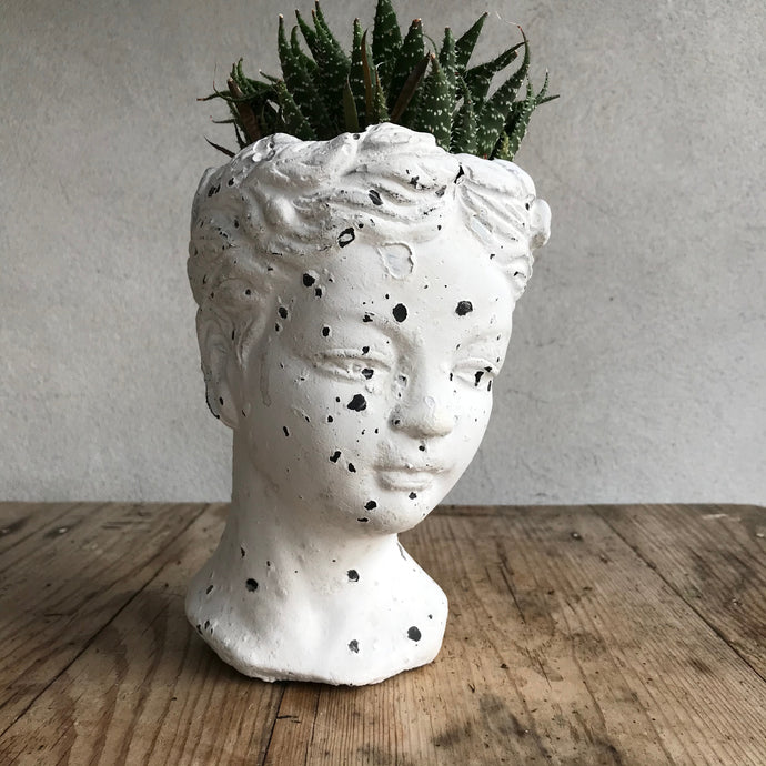 Cati Cement Bust Planter