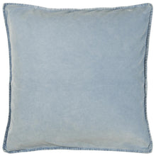 Load image into Gallery viewer, Light Blue Velvet Cushion Cover