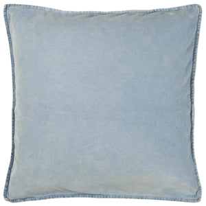 Light Blue Velvet Cushion Cover