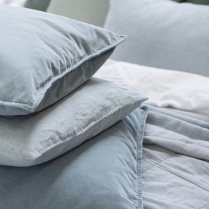 Light Blue Velvet Cushion Cover