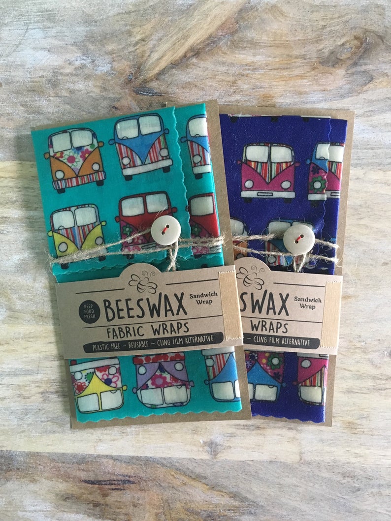 eco friendly beeswax fabric snadwich wraps