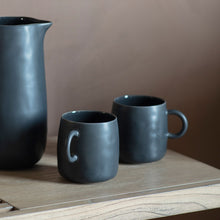 Load image into Gallery viewer, Charcoal Matt Glazed Mug with Gloss Inner