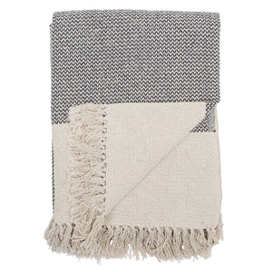 Recycled Grey and Natural Throw