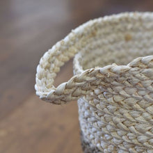 Load image into Gallery viewer, Natural Two Tone Seagrass Baskets
