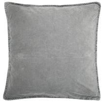 Load image into Gallery viewer, Smokey Grey Velvet Cushion Cover