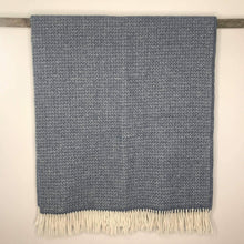Load image into Gallery viewer, Welsh Wool Throw - Blue Slate